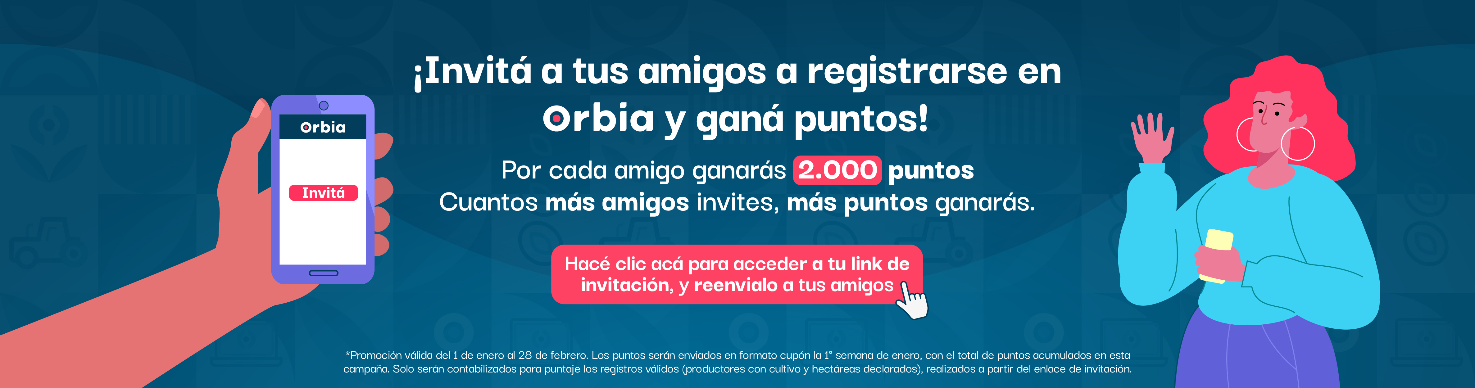 Invitá y ganá - Enero