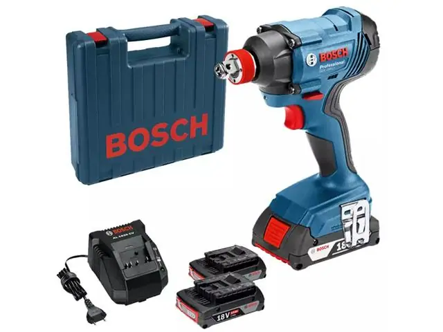 Chave de Impacto Bosch GDX 180-LI 18V 2 Baterias e Maleta