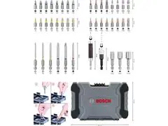 Kit de Pontas e Soquetes Bosch para Parafusar com 43 Peças - 2