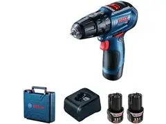 Parafusadeira Furadeira Bosch GSB 12V Brushless 2 Baterias e Maleta - 0