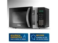 Micro Ondas Mondial Preto 21 Litros 1200W - 5