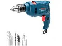 Furadeira de Impacto Bosch GSB 550 com 14 Acessórios 550W - 0