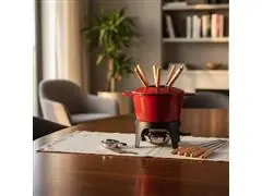 Conjunto para Fondue Haus Sauté Vermelho 10 Peças - 5