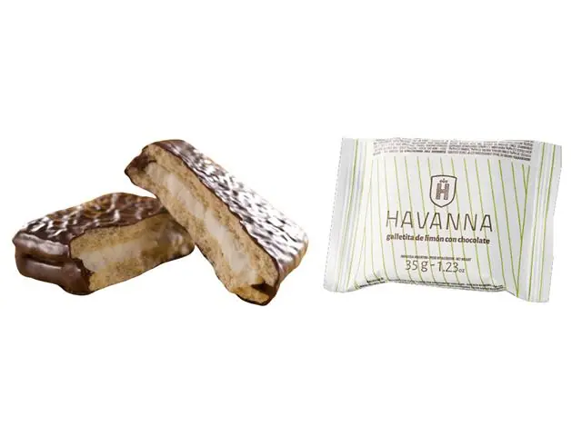 Galletita Havanna Limón com Cobertura de Chocolate 35gr