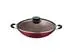 Panela Wok Tramontina Paris Antiaderente Vermelha Tampa de Vidro 36CM - 1