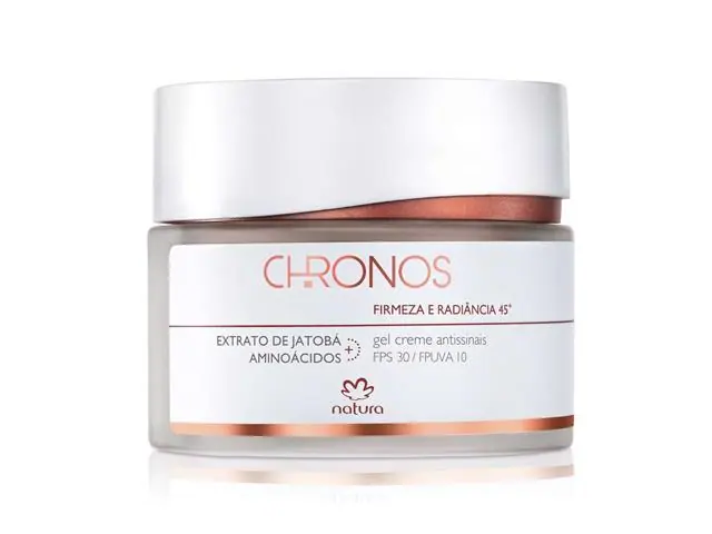 Gel Creme Antissinais 45+ Firmeza e Radiância Chronos - 40g