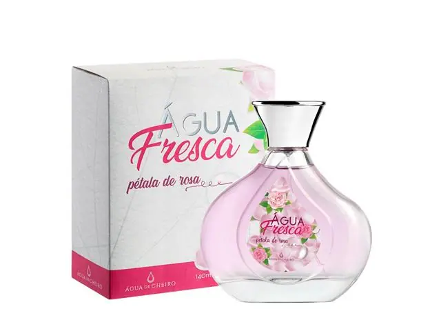 Perfume Deo Colônia Água de Cheiro Água Fresca Pétalas de Rosa 140ML