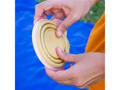 Comedouro e Bebedouro Portátil Oikos Animal para Pets Amarelo - 6