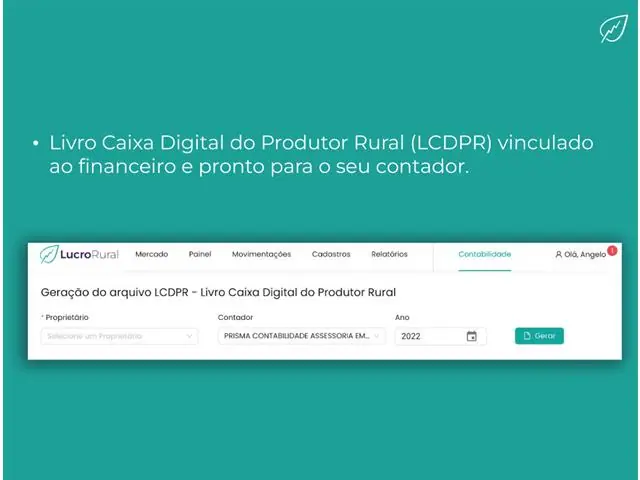 Lucro Rural - Software de Gestão Financeira Agro - 6