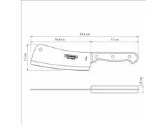 Cutelo Tramontina Polywood em Inox e Cabo de Madeira Castanho 6" - 2