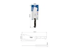Cutelo Tramontina Polywood em Inox e Cabo de Madeira Castanho 6" - 3