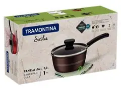 Panela Tramontina Sicília Antiaderente Starflon Excellent Avelã 16CM - 2