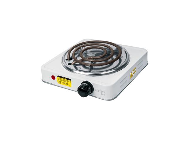 Parrilla eléctrica Volteck de resistencia 750W 1 quemador Blanco