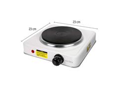 Parrilla Electrica quemador tipo disco, blanca, Volteck - 2