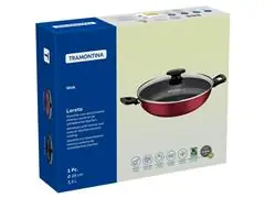 Panela Wok Tramontina Loreto Antiaderente Starflon Max Grafite 28CM - 2