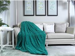 Frazada Twin Size Línea Valencia Verde Perla MARIAGES HOME - 1