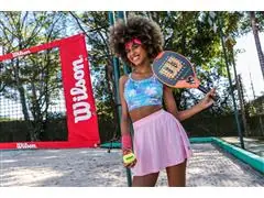 Raquete de Beach Tennis Wilson Match Point Preta/Laranja WRBT04004004 - 6
