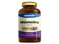 Melatonina 210mcg VitaminLife 120 Cápsulas - 0