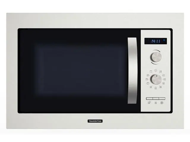 Micro-Ondas de Embutir Tramontina Inox em Inox 25 Litros Branco