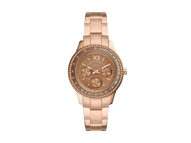 Relógio Fossil Feminino Stella Rosé ES5109/1MN