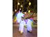 Inflable Unicornio Navideño para interior Con iluminación LED 2.13 Mts - 3