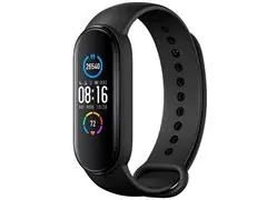 Pulseira Inteligente MIBAND 5 XIAOMI Preto Tela Dinamica 1.1" 11 Modos - 1