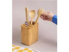 Porta Talher e Utensílios Oikos de Bambu - 1