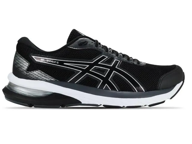 Tênis Asics Gel-Shogun 5 Black/Pure Silver Masculino