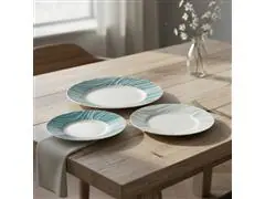 Jogo de Pratos Tramontina Clarice em Porcelana Decorada 12 Peças - 5