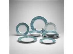 Jogo de Pratos Tramontina Clarice em Porcelana Decorada 12 Peças - 9