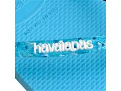 Chinelo Havaianas Slim Logo Metallic Azul Tranquilidade - 2