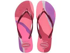 Chinelo Havaianas Slim Palette Glow Rosa Veludo - 0