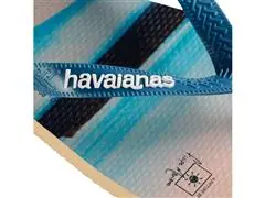 Chinelo Havaianas Hype 2595 Areia Azul Comfy 37/38 - 2