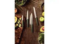 Faca de Legumes e Frutas Tramontina LYF Cabo PCR Verde Natureza 3" - 1