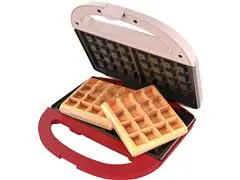 Máquina de Waffle Cadence Waf200 Duet Rosa - 0