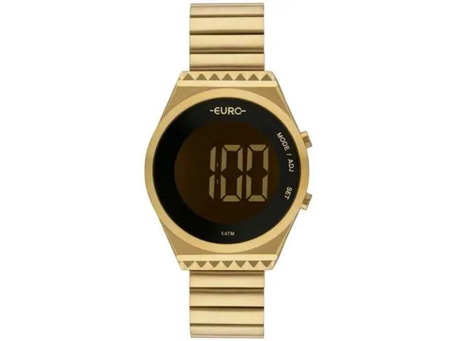 Relógio Euro Feminino FF Slim Dourado EUBJT016AA/K4D