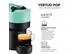 Cafeteira Nespresso Automática Vertuo Pop Verde Acqua  - 6