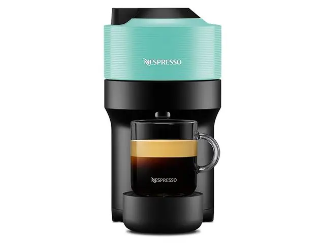 Cafeteira Nespresso Automática Vertuo Pop Verde Acqua 