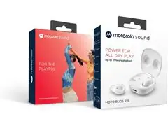 Fone de Ouvido Bluetooth Motorola Moto Buds 105 Branco - 4