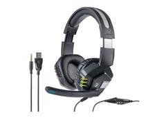 Audífonos Mitzu over ear Manos libres mic 3.5mm gamer Negro - 1