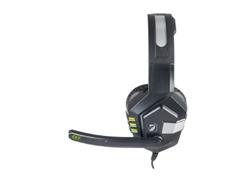 Audífonos Mitzu over ear Manos libres mic 3.5mm gamer Negro - 2