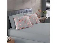 Jogo de Cama Queen Buettner Basic Micaela Coral