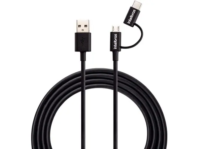 Cabo Usb Intelbras 1,2m Preto EUABC 12PP
