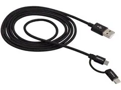 Cabo Usb Intelbras 1,5m Nylon Preto EUABC 15NP - 2