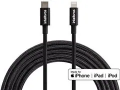 Cabo Usb-c Lightning Intelbras 1,5m Nylon Preto Eucl 15NP - 3