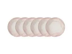 Kit Prato Fundo Tramontina Rosé em Porcelana Decorada 22cm 6 Peças - 1