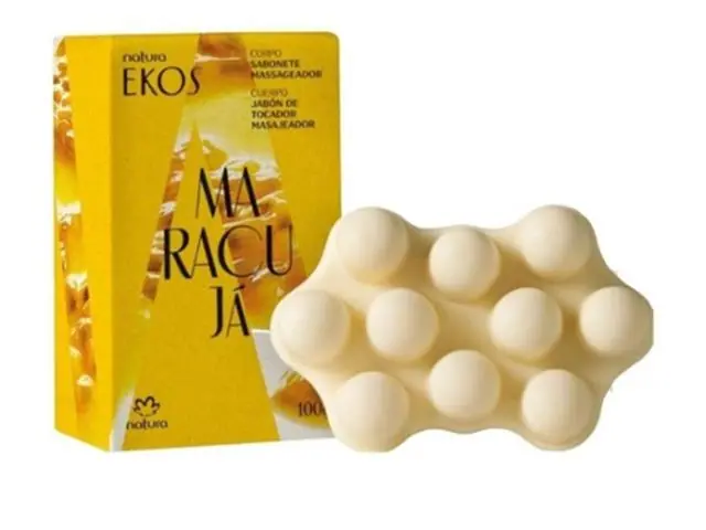 Sabonete Massageador Natura Ekos Maracujá 100G