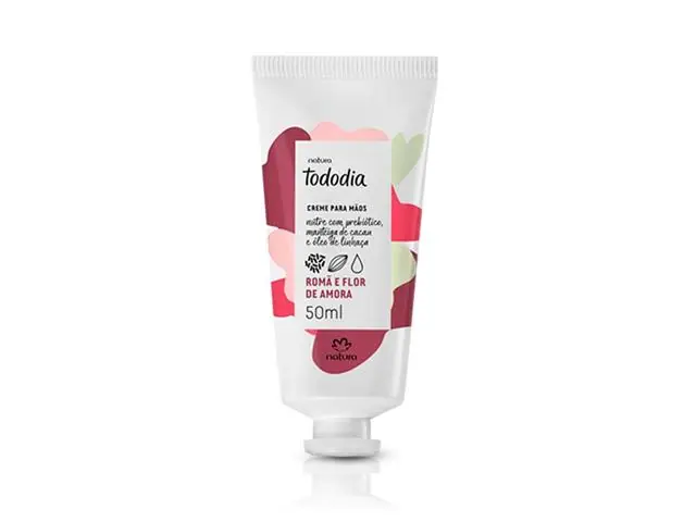 Creme Nutritivo para as Mãos Natura TodoDia Romã e Flor de Amora 50ML