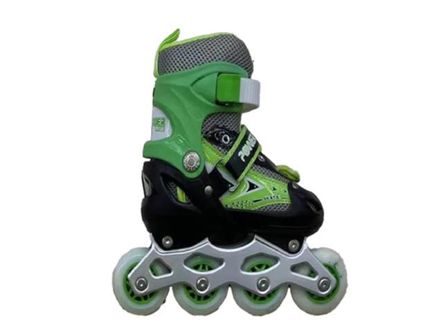 Patines en linea Ajustables Verde.