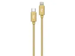 Cabo Apple Lightning e USB TipoC ELG TCL10BG 1 Metro Dourado - 0